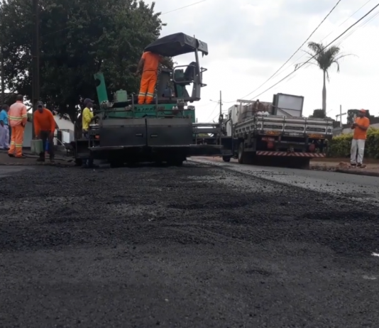 Recapeamento conclui Av. São Paulo e chega na Av. JK