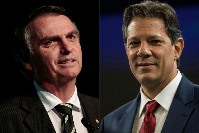 COMBO-BRAZIL-ELECTION-BOLSONARO-HADDAD