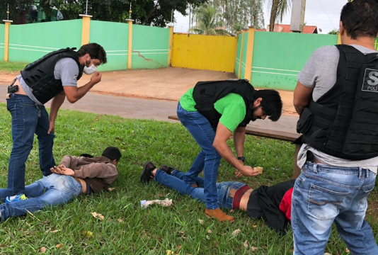 Em Mundo Novo Policia Civil prende organização criminosa voltada ao roubo de caminhões na fronteira