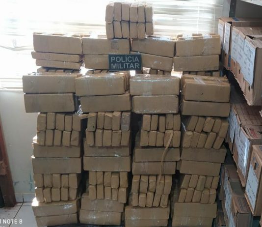 Polícia Militar apreende 456 quilos de maconha em Naviraí
