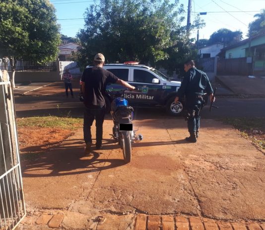 Em Mundo Novo, Polícia Militar recupera veículo furtado no bairro São Jorge