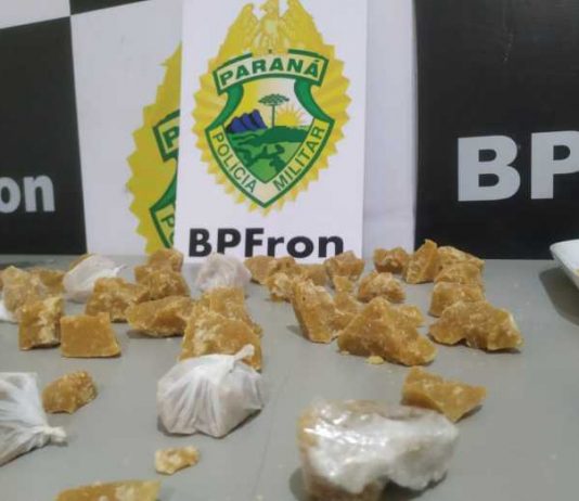 Guaíra – BPFron apreende grande quantidade de pedras de crack que estavam sendo preparadas para venda