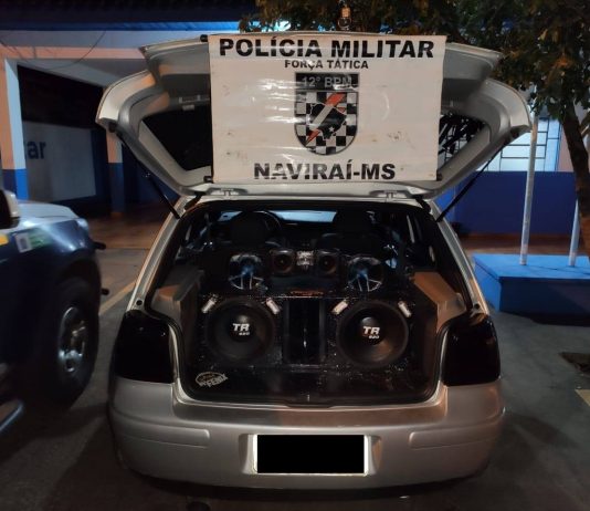 Em Itaquiraí, Polícia Militar prende homem por perturbação de sossego
