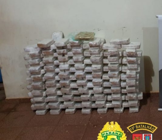 PM de Guaíra apreende carga milionária de crack após perseguição