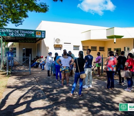 Administração ativou ontem (20/01) o novo Centro de Triagem de Covid de Naviraí