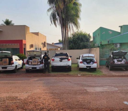 Policiais avaliam prejuízo aos Cofres públicos de mais de R$ 400 mil reais com apreensão de cigarros