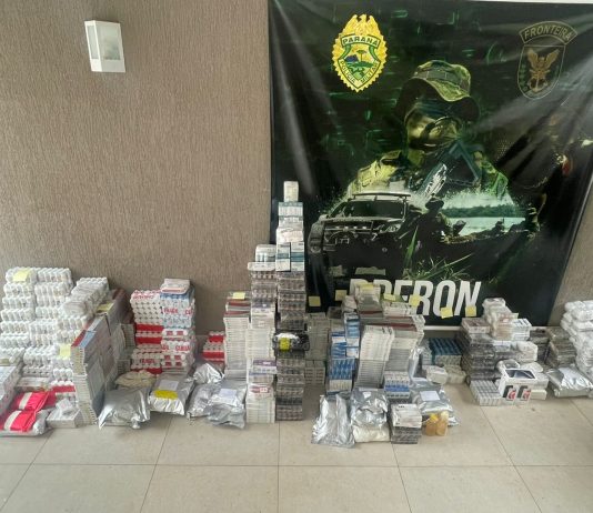 BPFRON apreende veículo carregado com carga milionária de anabolizantes