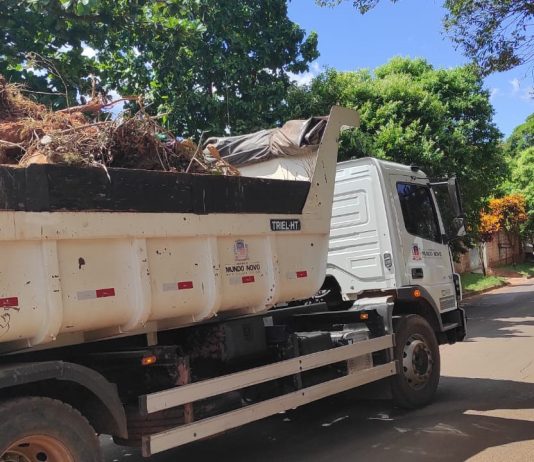 Frente de Limpeza Geral aconteceu em Mundo Novo neste sábado