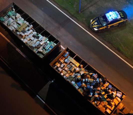 PRF faz maior apreensão do ano em MS: 28,2 toneladas de maconha