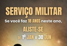 Serviço Militar obrigatório tem alistamento a partir do dia 1° de Janeiro
