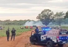 Em ação rápida Polícia Militar retira invasores de propriedade rural em Amambai