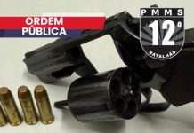 Polícia Militar age rápido em ocorrência de ameaça e apreende arma de fogo após acompanhamento tático em Naviraí