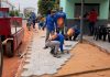 Prefeitura de Eldorado realiza melhorias na Avenida Brasil com nova calçada em paver