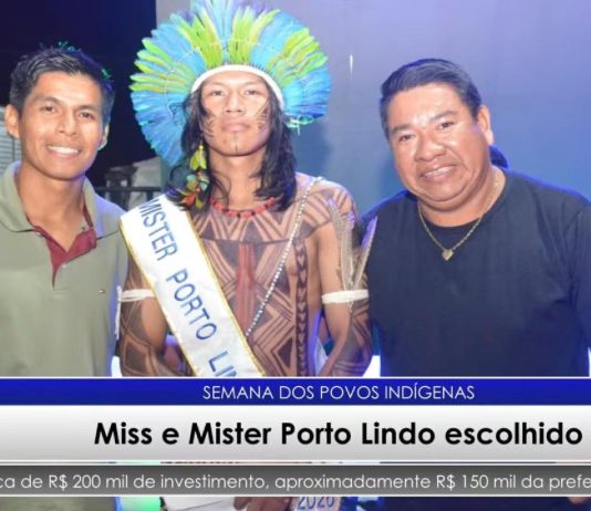 Apresentador se encantou com Mister Porto Lindo. Será?