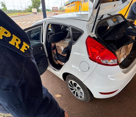 PRF prende contrabandista que tentou se esconder em conveniência de posto na BR-163 em Guaíra
