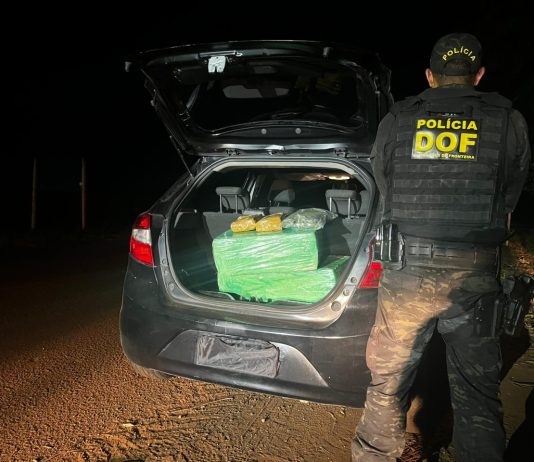 DOF prende homem com mais de 100 quilos de drogas em Caarapó