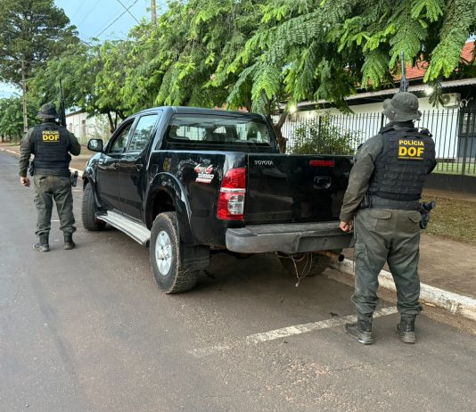 DOF prende mulher por adulteração de veículo após fuga em Ivinhema