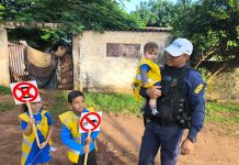 Escola Santa Emília, da capital, realizou ação educativa sobre estacionamento em seu entorno