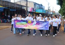Amambai realizou 4ª Caminhada de Conscientização do Autismo