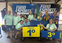 Terceira idade de Iguatemi participou dos Jogos Estaduais na modalidade de bocha em Ponta Porã-MS