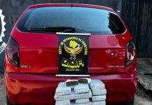 DOF prende homem com 64 kg de maconha em carro que seguia para Amambai