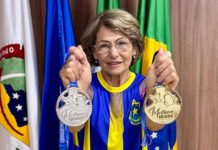 Vereadora iguatemiense conquista medalhas nos Jogos da Melhor Idade