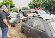 Governo de Mundo Novo realizou fiscalização de veículos abandonados em vias públicas