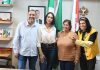 Prefeita Rosaria recebe pré-candidata a deputada federal Luana Ruiz em reunião no gabinete