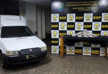 DOF prende casal com haxixe marroquino escondido em pneus de veículo