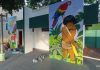 Japorã – Oficina de Grafite resulta em duas pinturas artístico-culturais na praça central