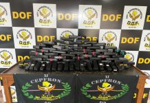 Ponta Porã: DOF apreende quase 70 quilos de cocaína escondidos em Honda Civic
