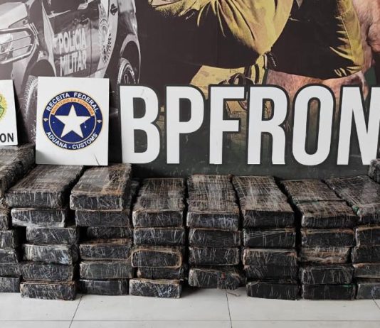 BPFRON aprendeu mais de 649kg de maconha e recupera veículo furtado em Umuarama