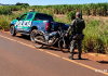 Polícia Militar Ambiental recupera motocicleta furtada em Ivinhema às margens da MS-290 em Naviraí
