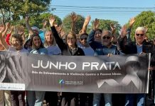 Caminhada contra a violências aos idosos em Iguatemi teve prefeito e presidente da câmara