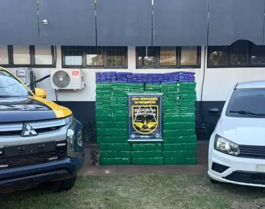 BPMRv apreende 690 quilos de maconha e causa prejuízo de R$ 1,4 milhão ao crime em Tacuru