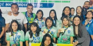 Paranhos vence Amambai por 1×0 e conquista o tricampeonato dos Jogos Escolares de MS no futsal feminino