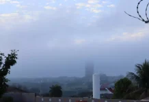 Sábado inicia com neblina na Capital e previsão de calor de até 34°C no Estado