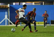 Lukas Ulhoa marcoU o único gol da partida no Estádio Jacques da Luz