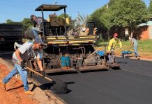 Iguatemi recebeu pavimentação asfáltica na Avenida Presidente Vargas na última quinta (4)