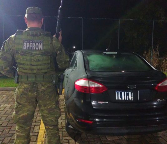 BPFRON recupera veículo roubado e prende homem por receptação em Guaíra