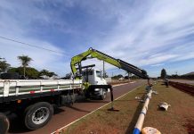 Governo de Mundo Novo avança com a instalação da iluminação pública na Avenida Manoel Mendes