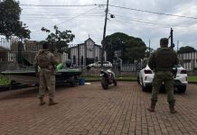 PF e BPFRON realizou prisão de homem por tráfico de drogas após tentativa de fuga em Guaíra