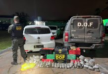 DOF apreende mais de 200 quilos de drogas em Caarapó