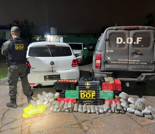 DOF apreende mais de 200 quilos de drogas em Caarapó