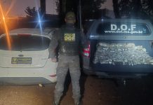 DOF apreendeu haxixe e skunk em carro com fundo falso em Ponta Porã
