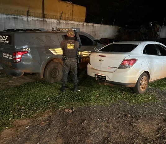 DOF recupera veículo com motor roubado em Coronel Sapucaia
