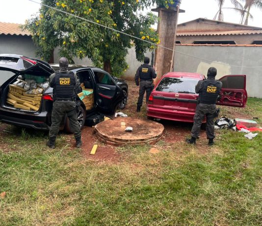 DOF apreende mais de 2 toneladas de drogas em Ponta Porã