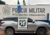 PM de Mundo Novo recupera SW4 no bairro Universitário