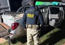 PRF apreende 1,5 tonelada de maconha após perseguição na BR-163 em Caarapó
