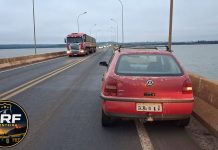 PRF recupera carro furtado horas após o crime na Ponte Ayrton Senna